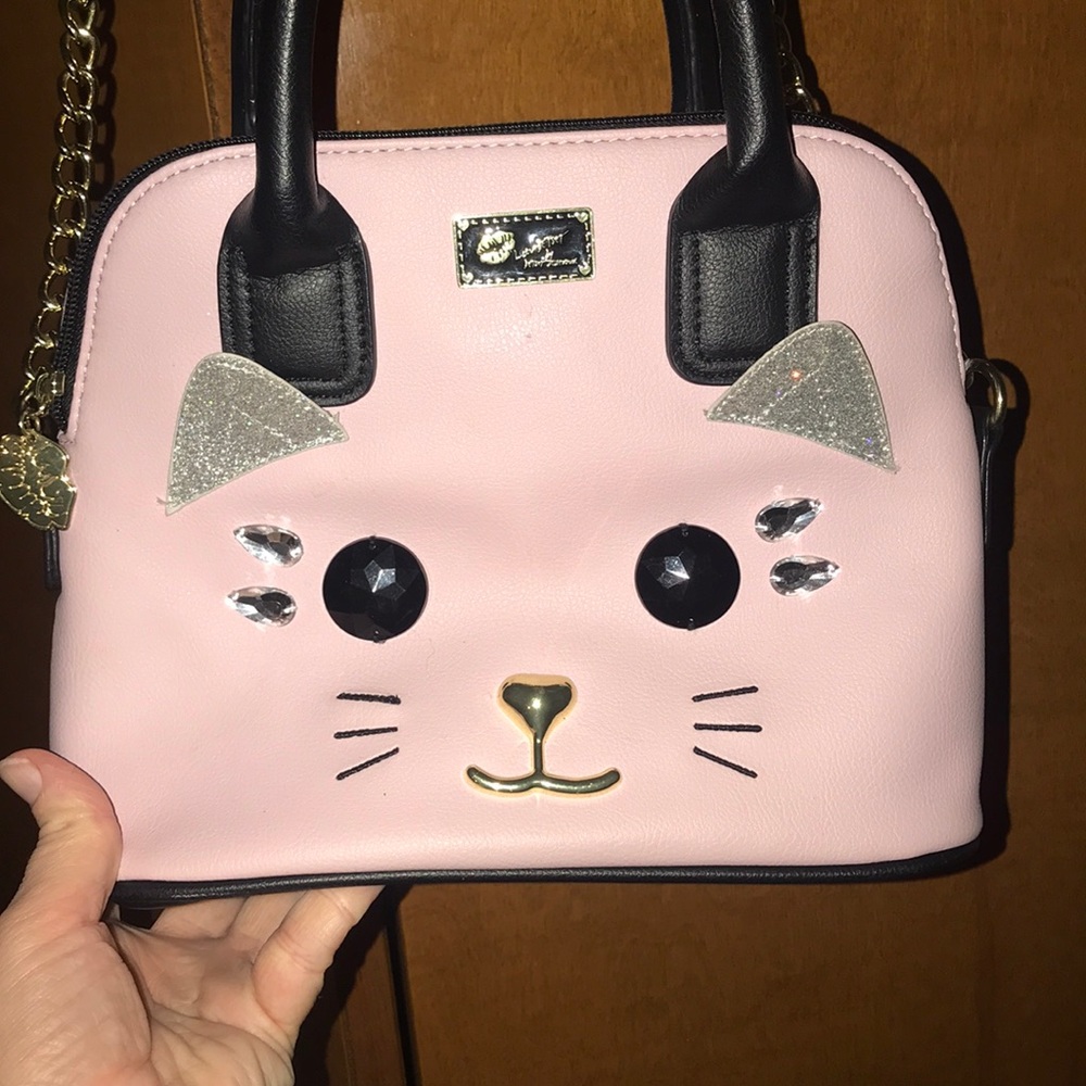 Betsey Johnson kitty purse